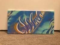 graffiti painting in spray paint